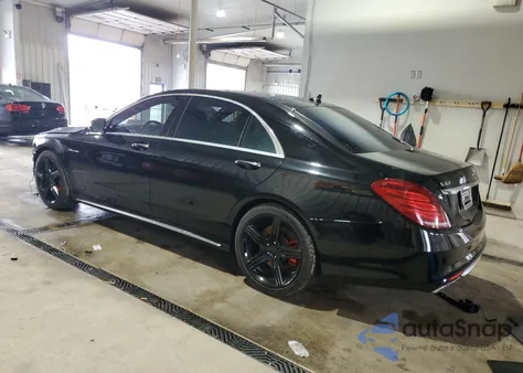2015 Mercedes-Benz S 63 Amg z USA, uszkodzony, nr VIN WDDUG7JB5FA146070